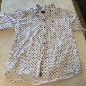 Ariat Men’s Short Sleeve Button-down size L